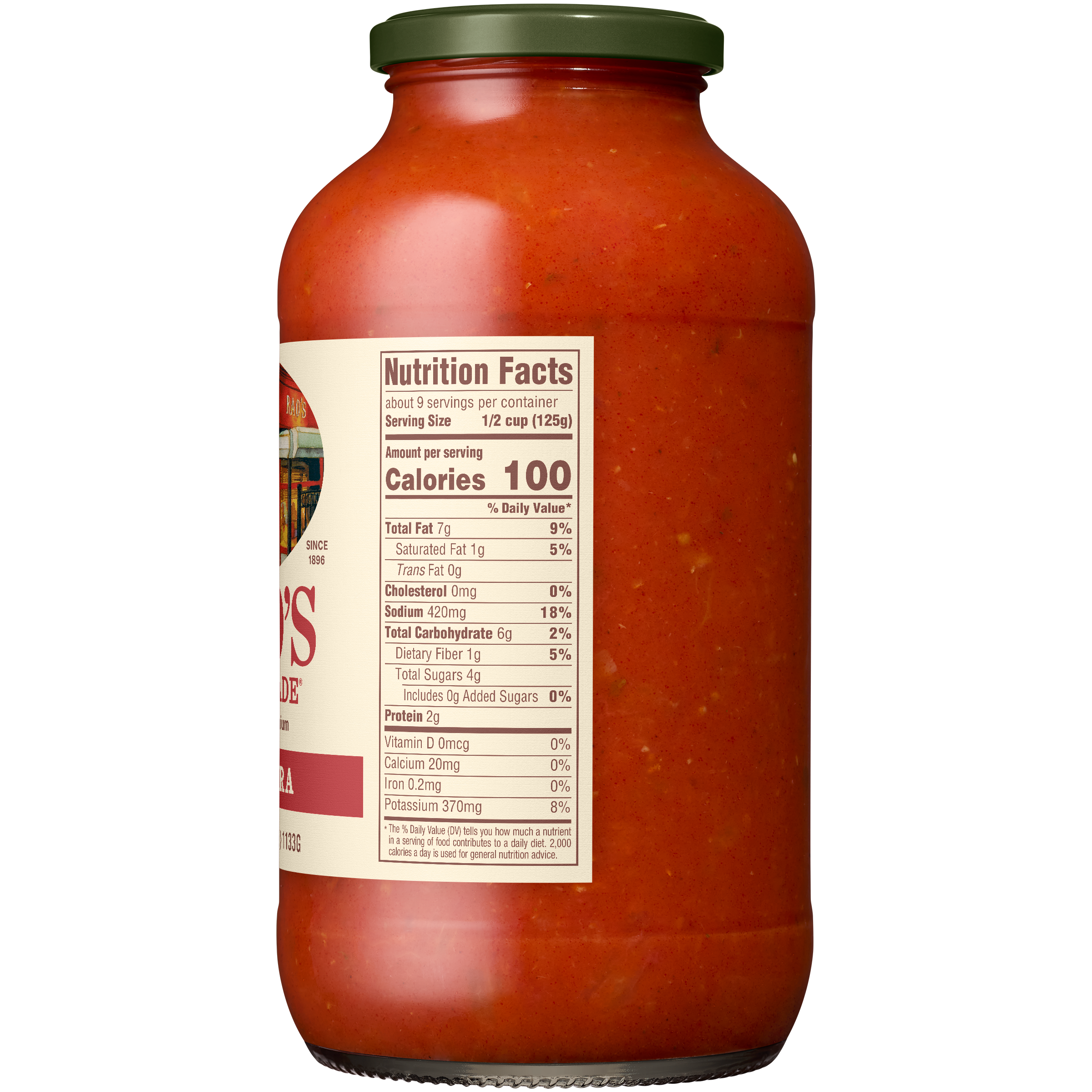 Marinara Sauce, 40 oz - Right Image
