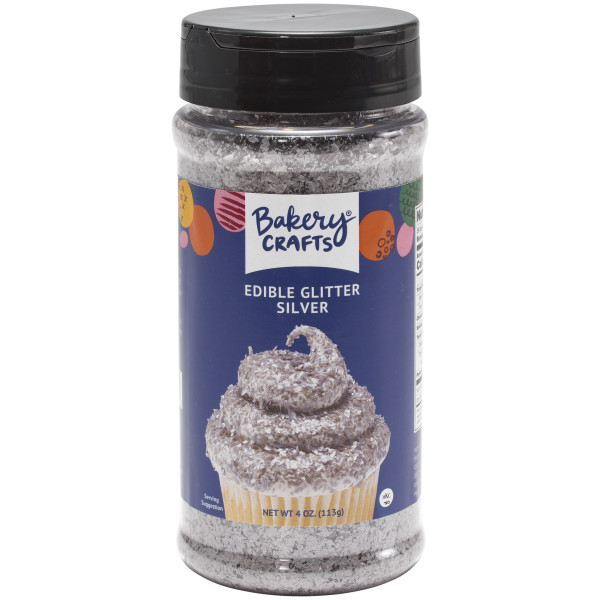 Silver - Red 3 Free Edible Glitter
