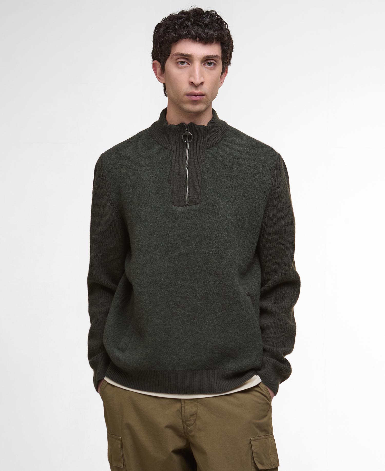 Maglione con zip corta Milburn image number 0