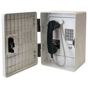 Outdoor Telephone, Grey, 6 (Handset) ft, Dial Pad