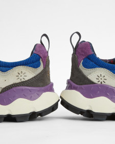 Barbour x Flower Mountain Yamano 3 Uni Trainers Purple Khaki