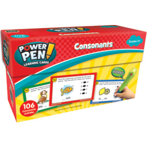 Power Pen&trade; Learning Cards: Consonants