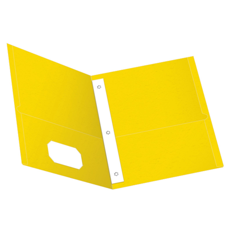 Twin-Pocket+Folders+With+3+Fasteners%2C+Letter%2C+1%2F2%26quot%3B+Capacity%2C+Yellow%2C+25%2Fbox