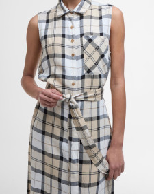 Agnes Midi Dress Safari Dress Tartan