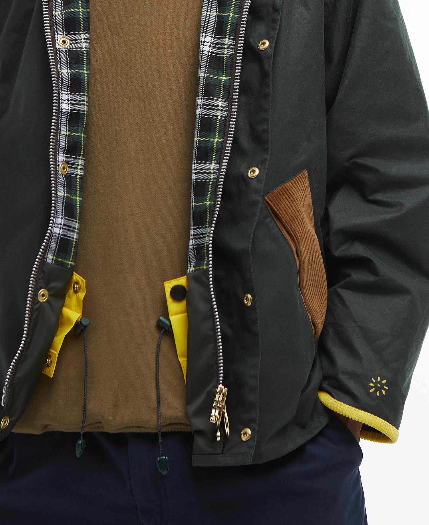 Barbour x Flower Mountain Oversized Transport Waxed Jacket image number 8