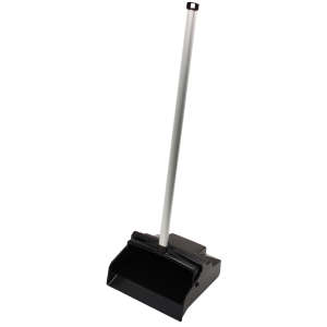 Impact, LobbyMaster®, Black, 12", Dust Pan with Long Handle
