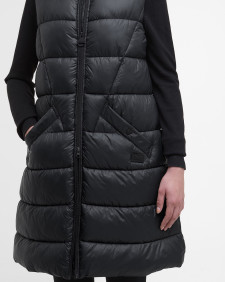 Cecilla Puffer Gilet Black