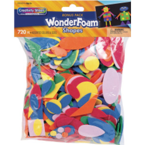 WonderFoam&reg; Shapes, Assorted Sizes, 720 Pieces