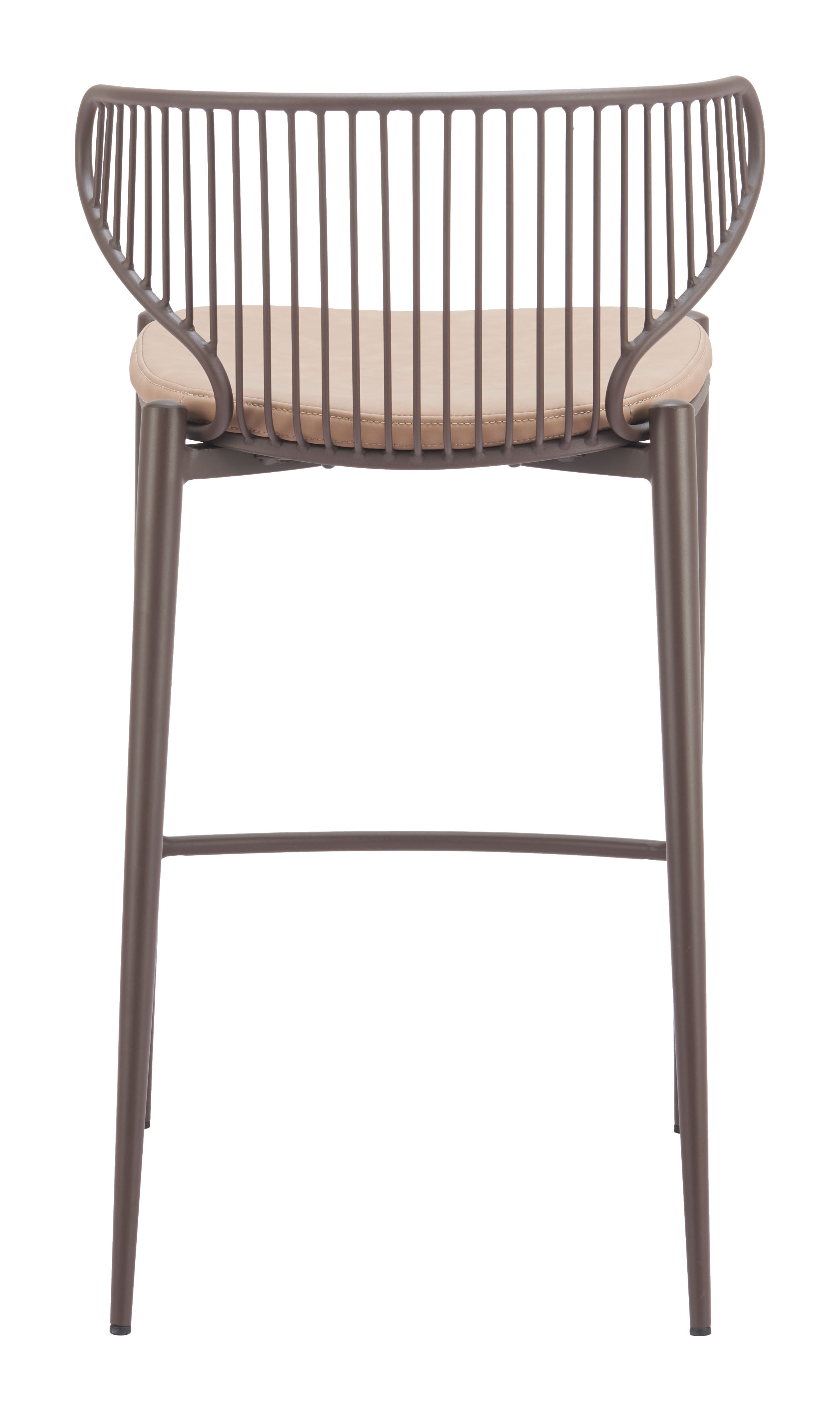 Silues Counter Stool (Set of 2) Taupe & Brown product image