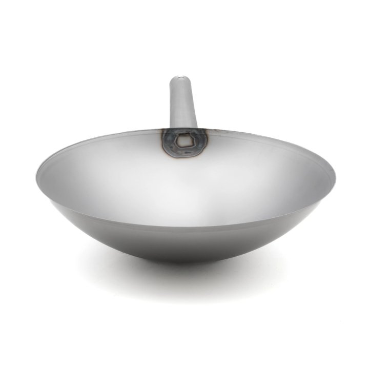 14-inch carbon steel induction wok pan