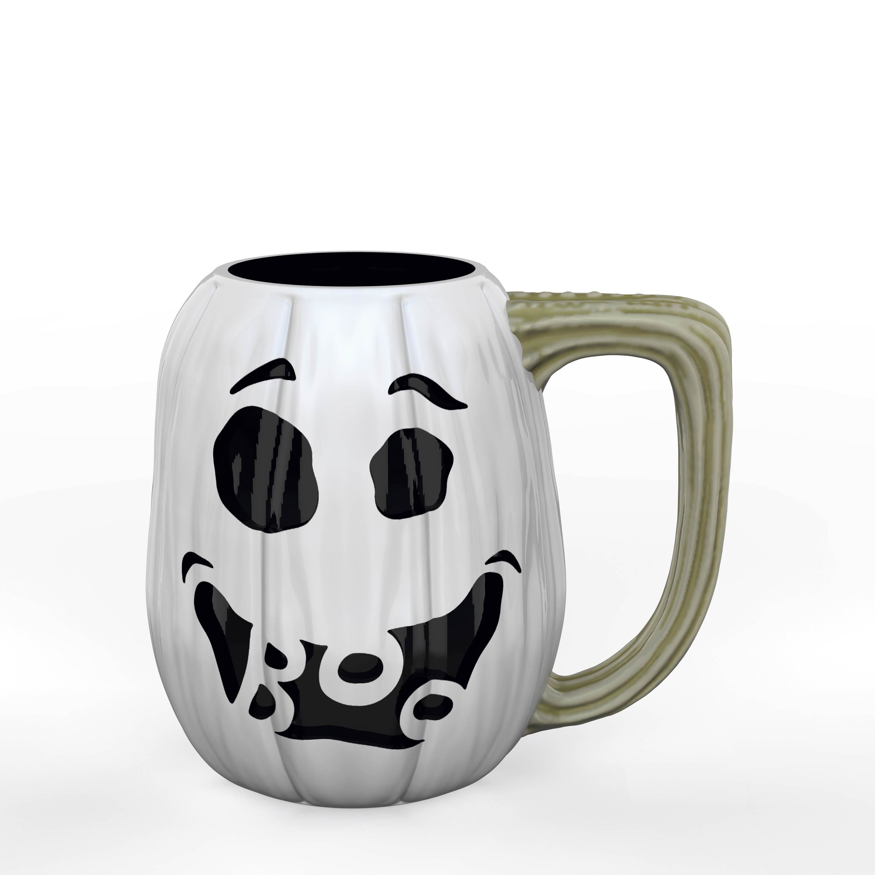 Halloween 15 ounce Coffee Mug and Spoon, Ghost Pumpkin slideshow image 6 Halloween 15 ounce Coffee Mug and Spoon, Ghost Pumpkin slideshow image 6