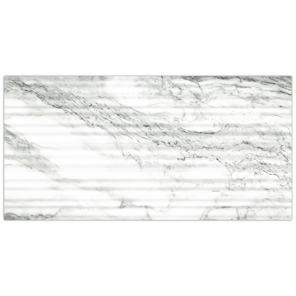 Touche Pleated Deco Zebre 11-3/4 in. x 23-1/2 in. Porcelain Floor and Wall Tile