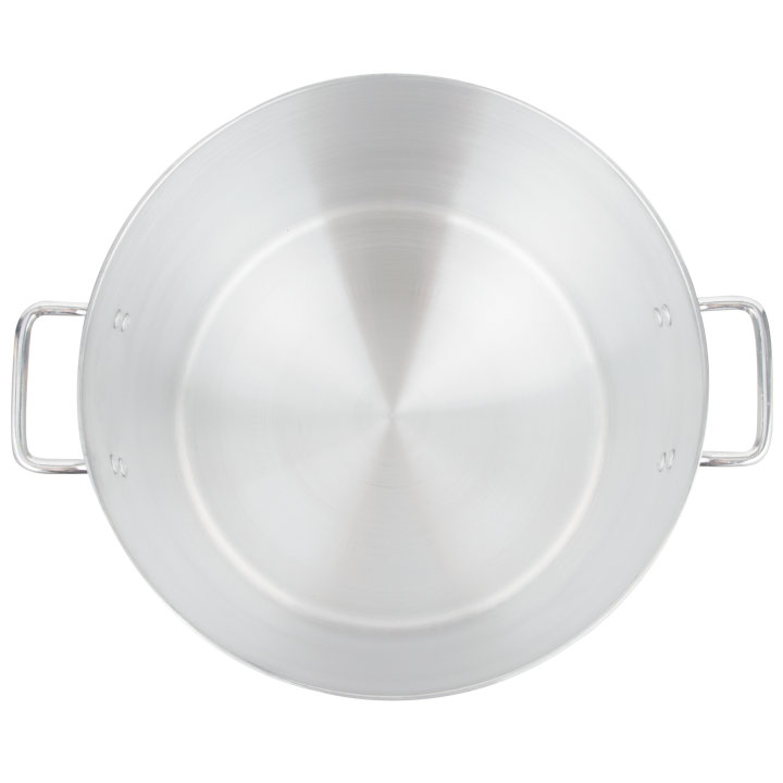 32-quart Arkadia™ aluminum stockpot in natural finish
