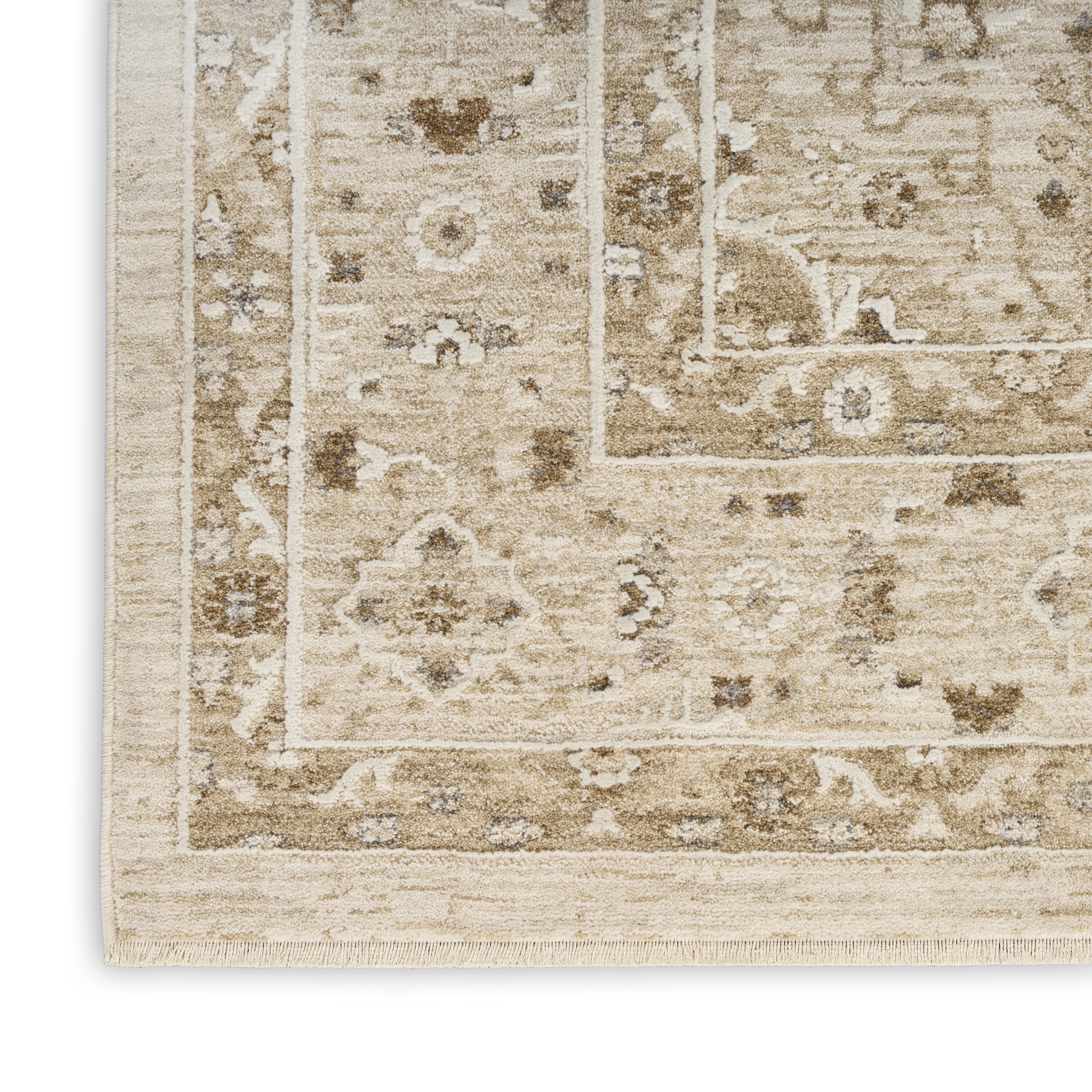 Nourison Retreat 9'6" x 13'2" Beige Vintage Indoor Rug