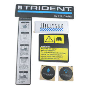 Hillyard, Trident R22Sc Label Kit