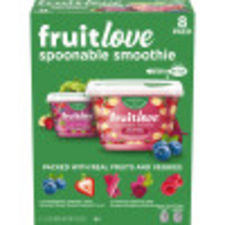 Fruit Love Spoonable Smoothie Cup Variety Pack, 8 ct, 42 oz Box