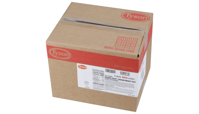 Tyson Red Label® Fully Cooked Golden Crispy Chicken Breast Filet Fritters, 4 oz._image_5