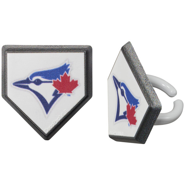 MLB® Home Plate Team Logo Cupcake Rings