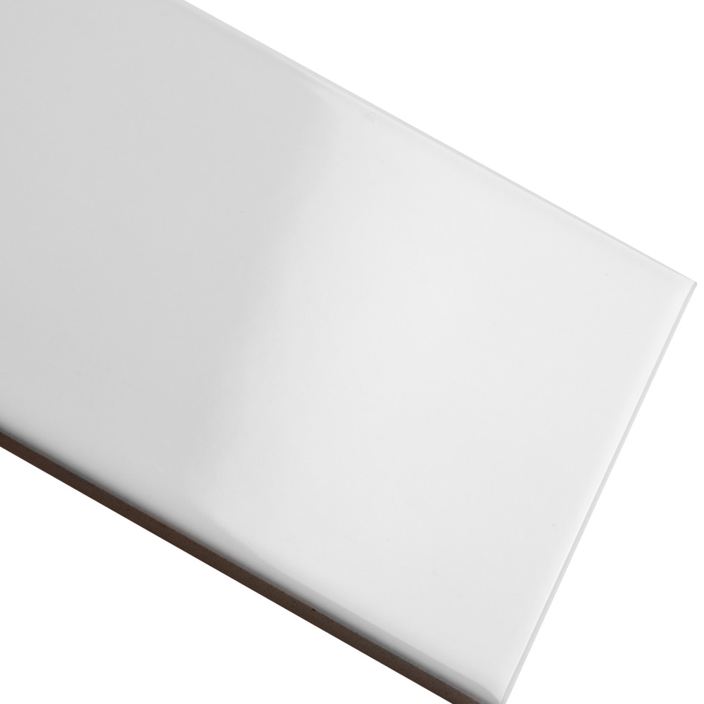Crown Heights Glossy White 3 in. x 6 in. Ceramic Wall Tile
