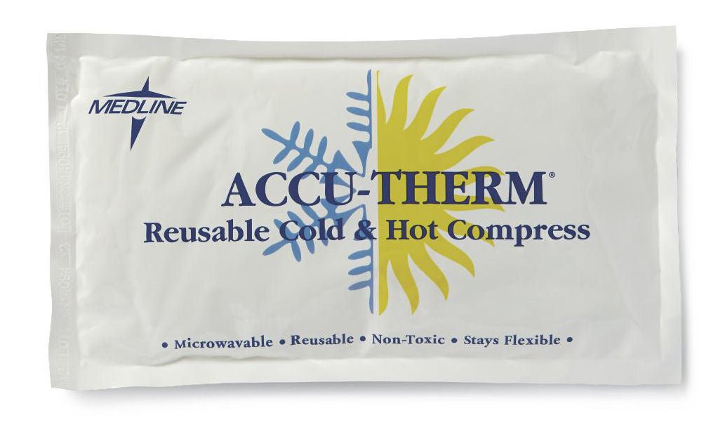 Medline HOT/COLD PACK, ACCU-THERM GEL RUSBL 5"X10" (16/CS)