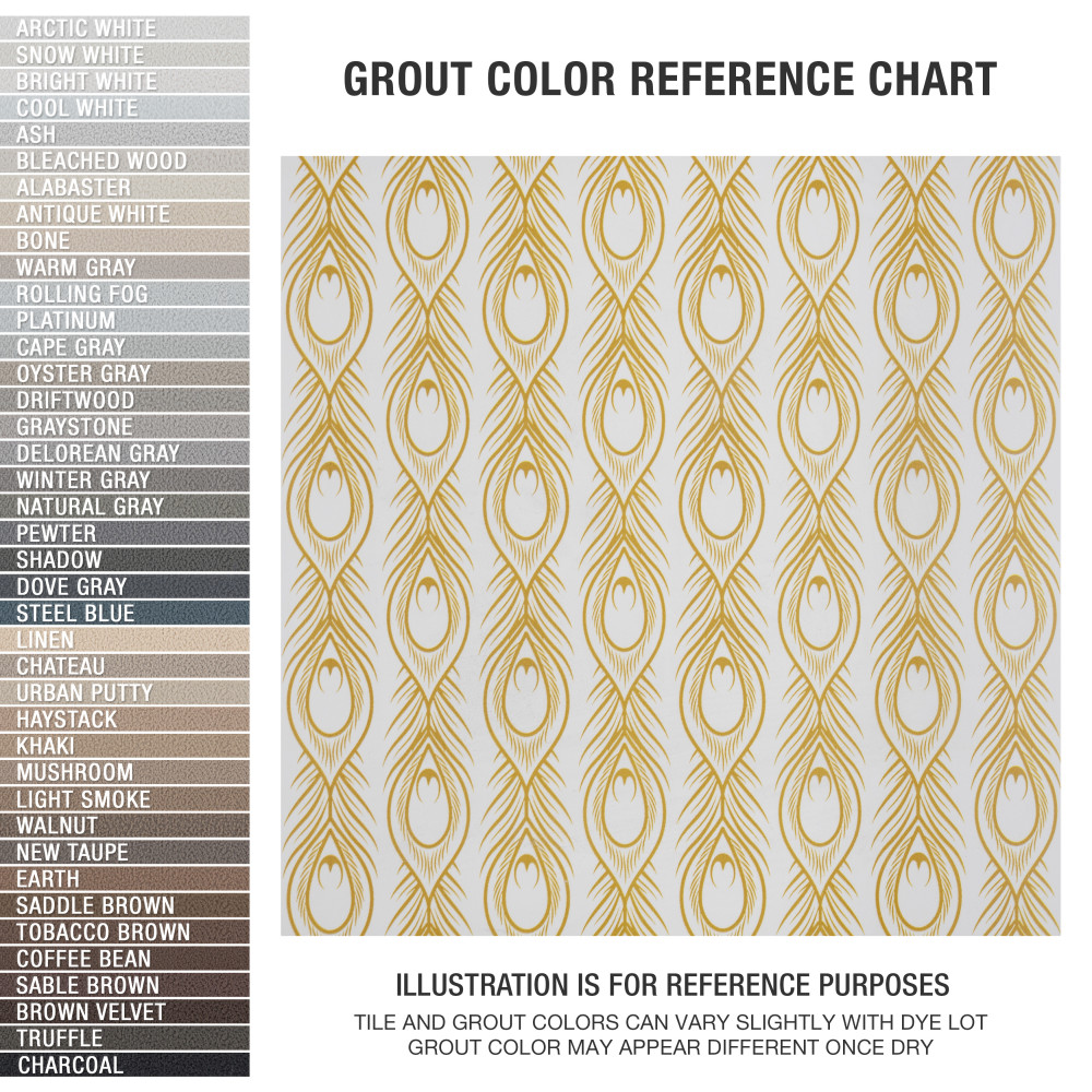 Art Deco Daiquiri White 11-3/4 in. x 11-3/4 in. Porcelain Floor and Wall Tile