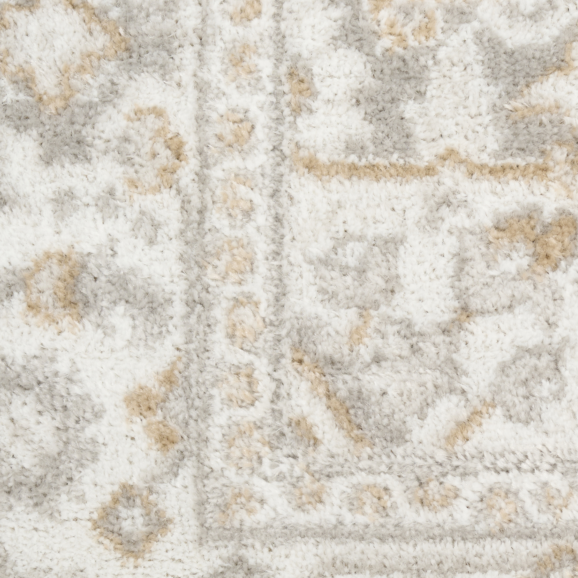 Nourison Dekor 4' x 6' Light Grey Vintage Indoor Rug