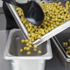 Full-size 2 ½-inch-deep Super Pan V® perforated stainless steel steam table pan