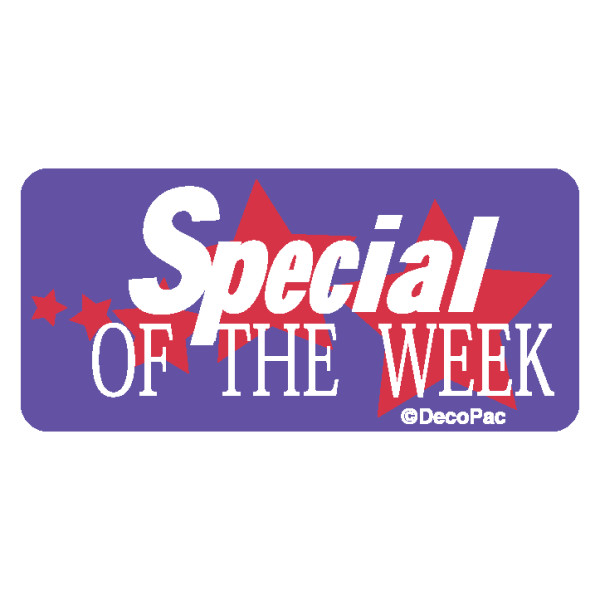 Special of the Week Promotional Label