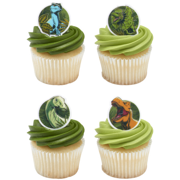 Jurassic World Cupcake Rings