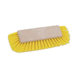 Boardwalk, 10in, Dual-Surface Brush, Polypropylene Bristles, Yellow
