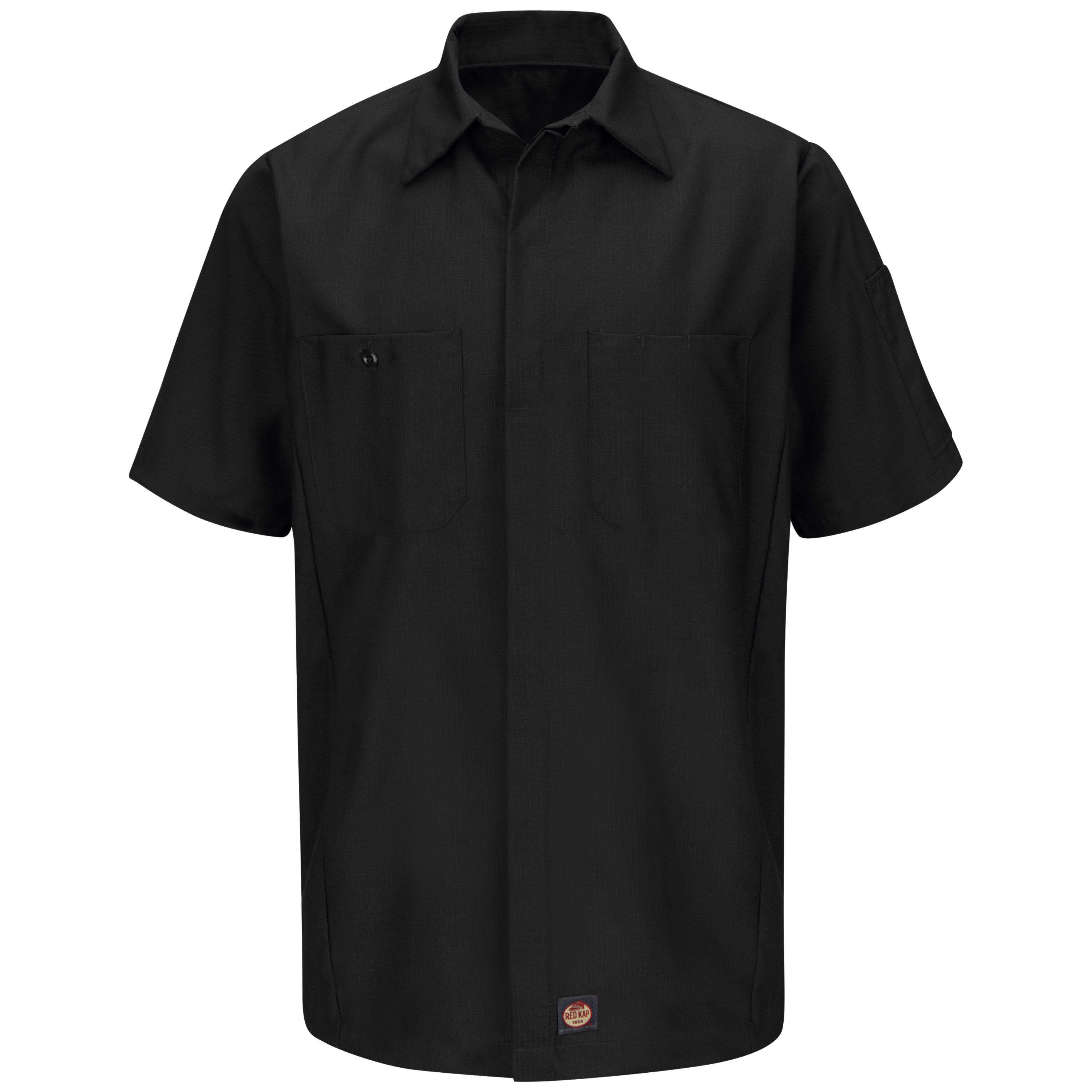 Red Kap Men's Short Sleeve Solid Crew Shirt - Picture 6 of 7