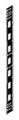 Full Height Dual PDU Bracket 52 RMU Glacier White