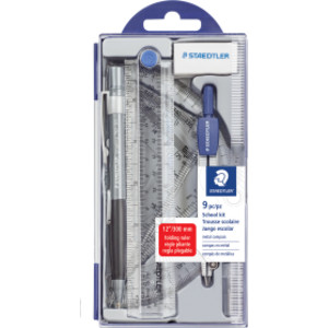 Math Compass Set, 9 Pieces