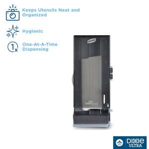 Dixie®, Ultra SmartStock Series-B Classic Spork Dispenser, Black