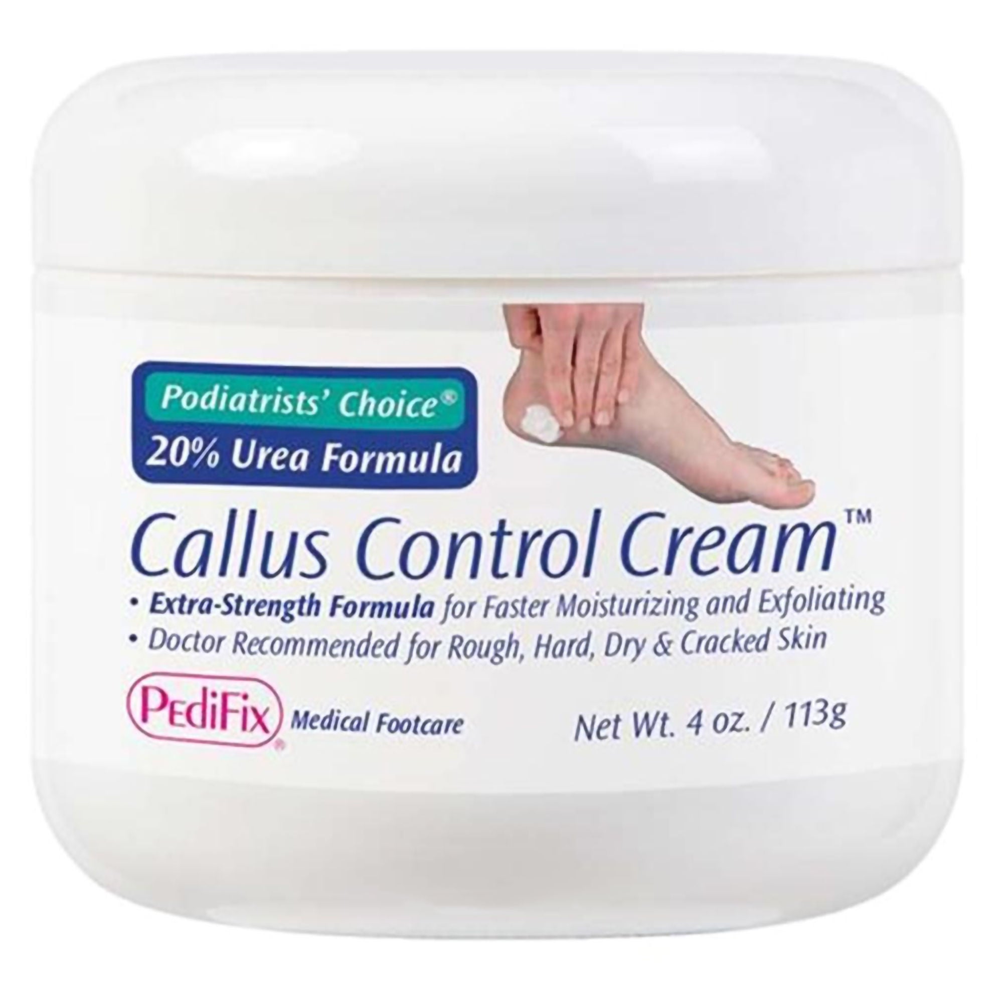 Podiatrists' Choice® Callus Control Cream Foot Moisturizer, 4-ounce Jar