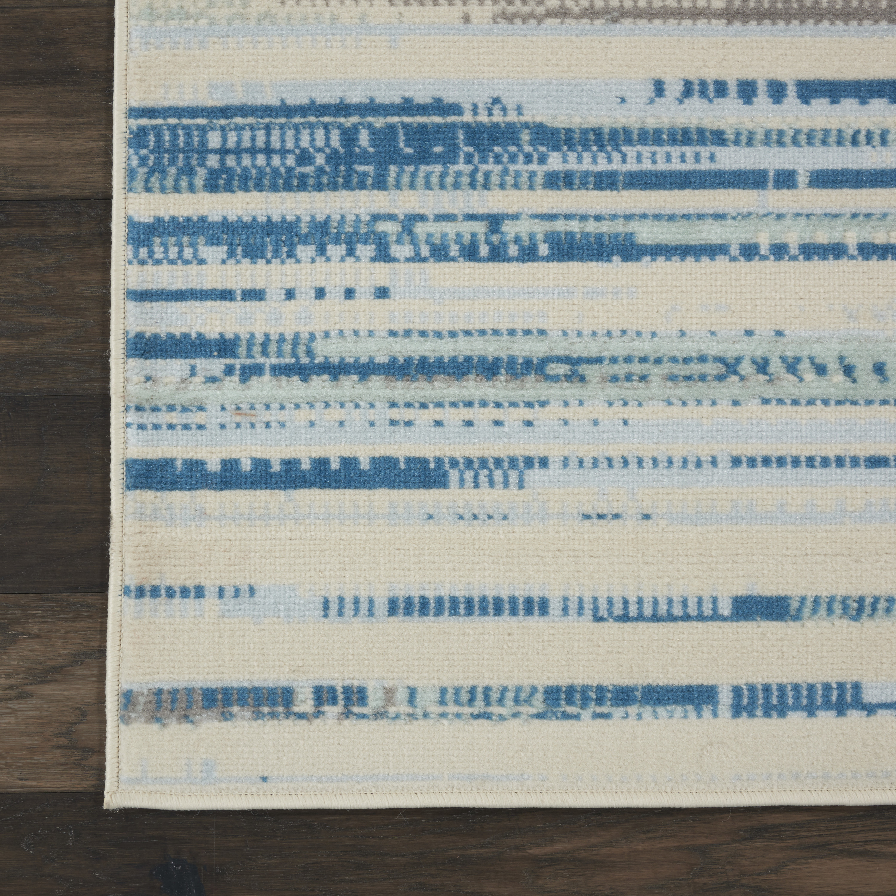 Nourison Jubilant 8'6" x 12' Blue Modern Indoor Rug