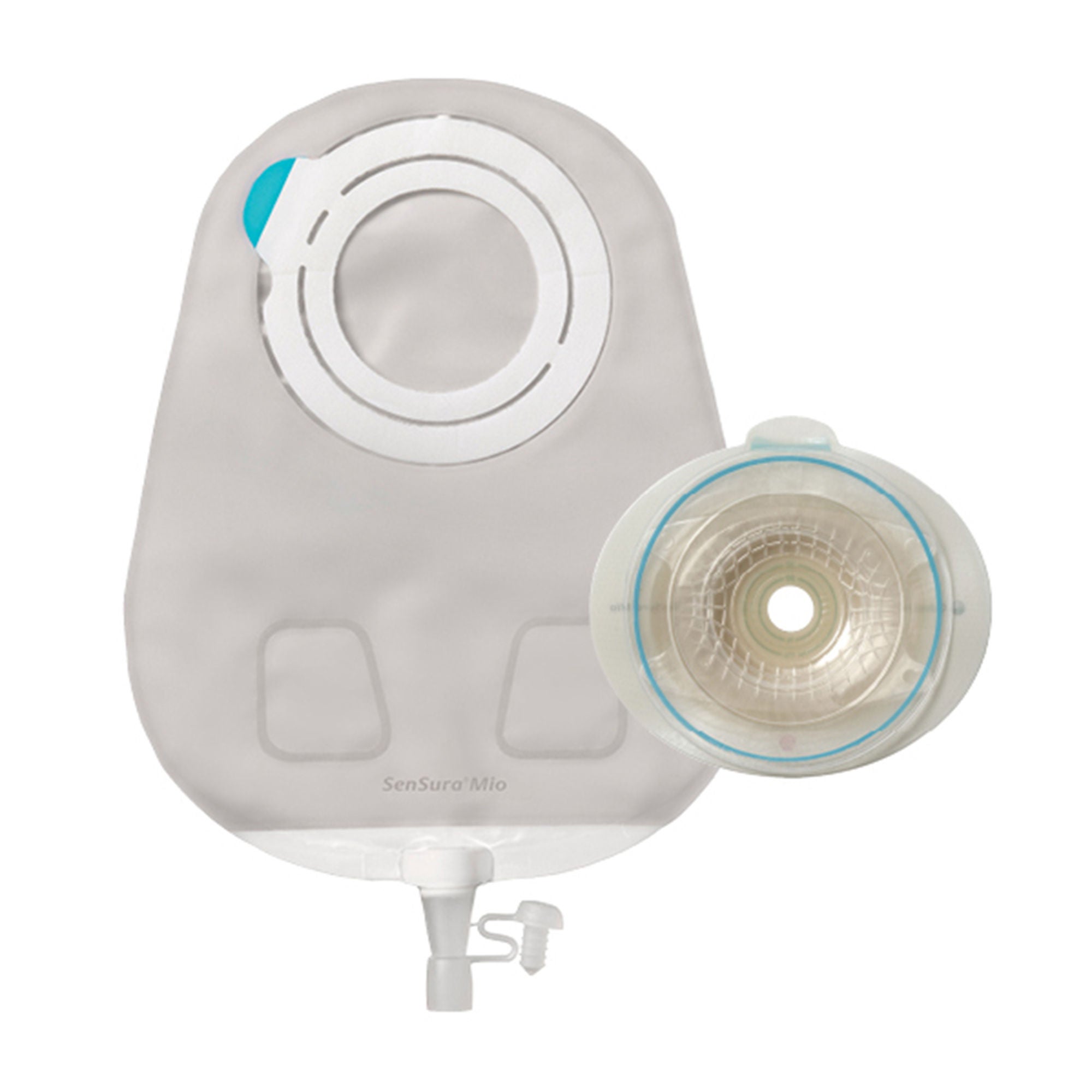 Coloplast POUCH, OSTOMY SENSURA MICRO 2PC CONVEX LT MAXI DRN RED (5/BX