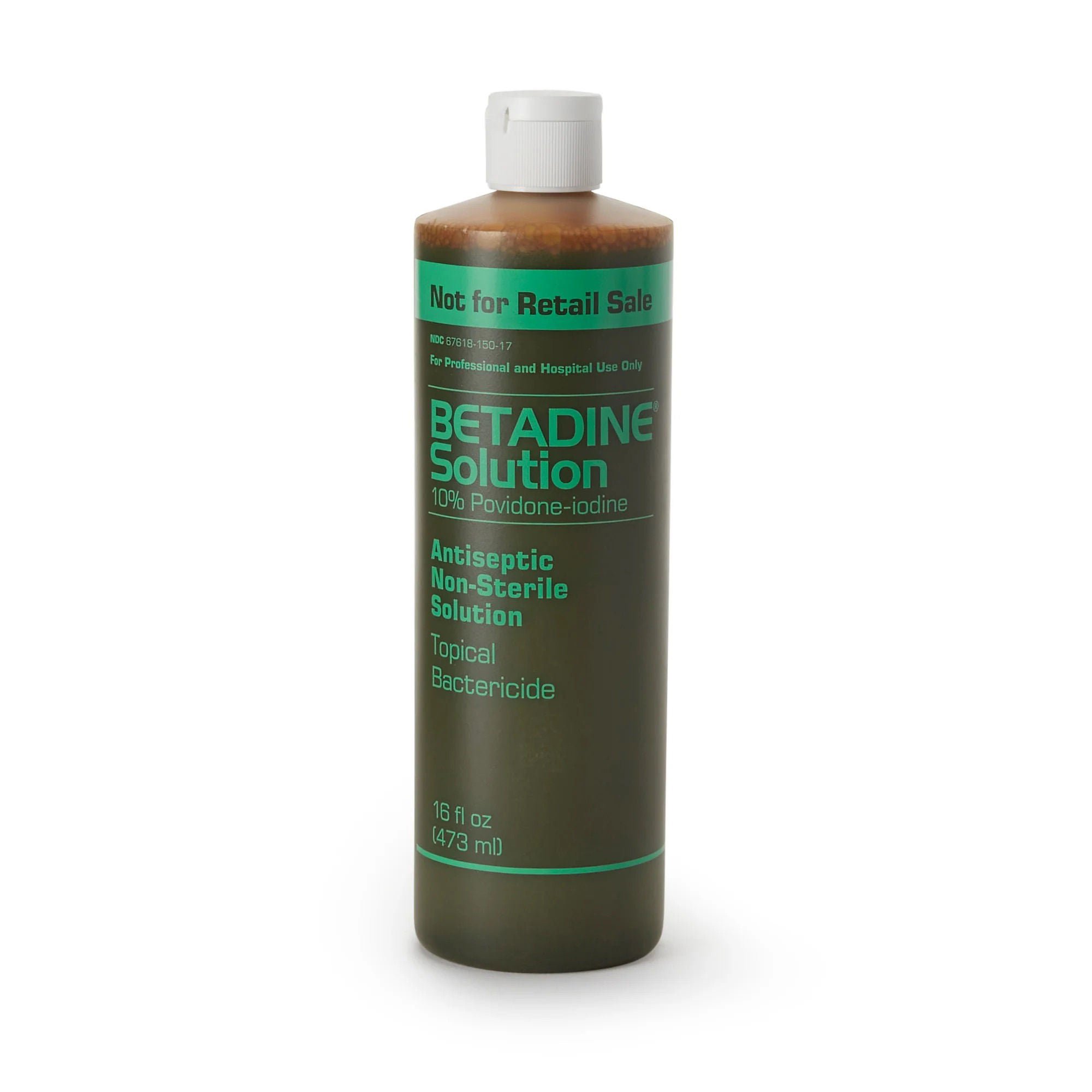 Betadine® 10% Povidone-Iodine First Aid Antiseptic Solution, 16-ounce Bottle