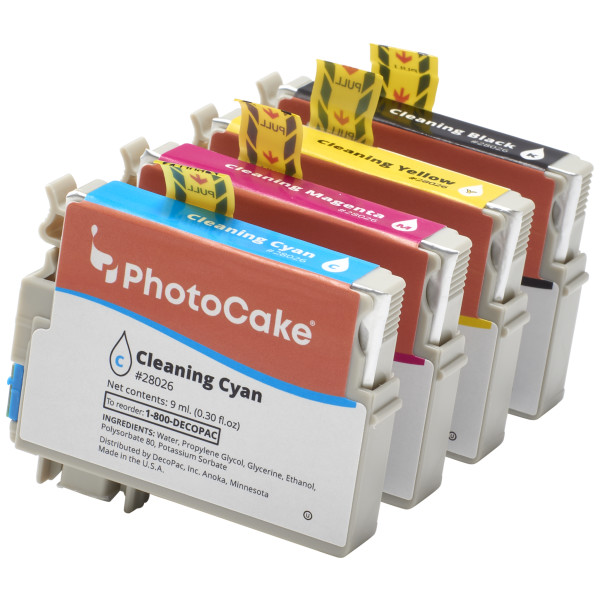 Printer Cleaning Cartridges - Epson XP-2100E, XP-2830E, XP-2850E, XP-4100E PhotoCake® Ink