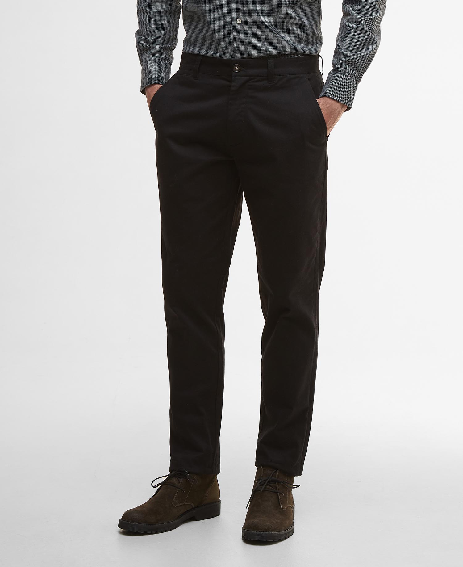 Suede Sateen Tailored Trousers image number 1
