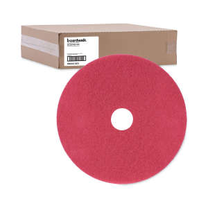 Boardwalk,  Buffing Round Floor Pad, 21", Red
