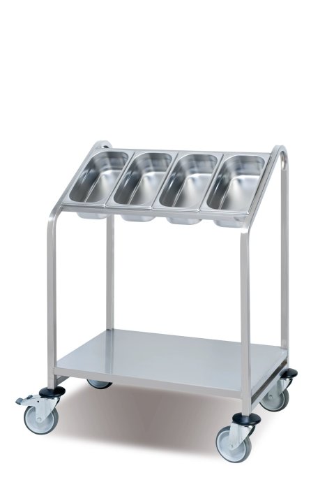 Trolley cutlery dispenser GN 1/3