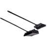 Carlisle, Duo-Pan, Black, 12", Dust Pan with Broom