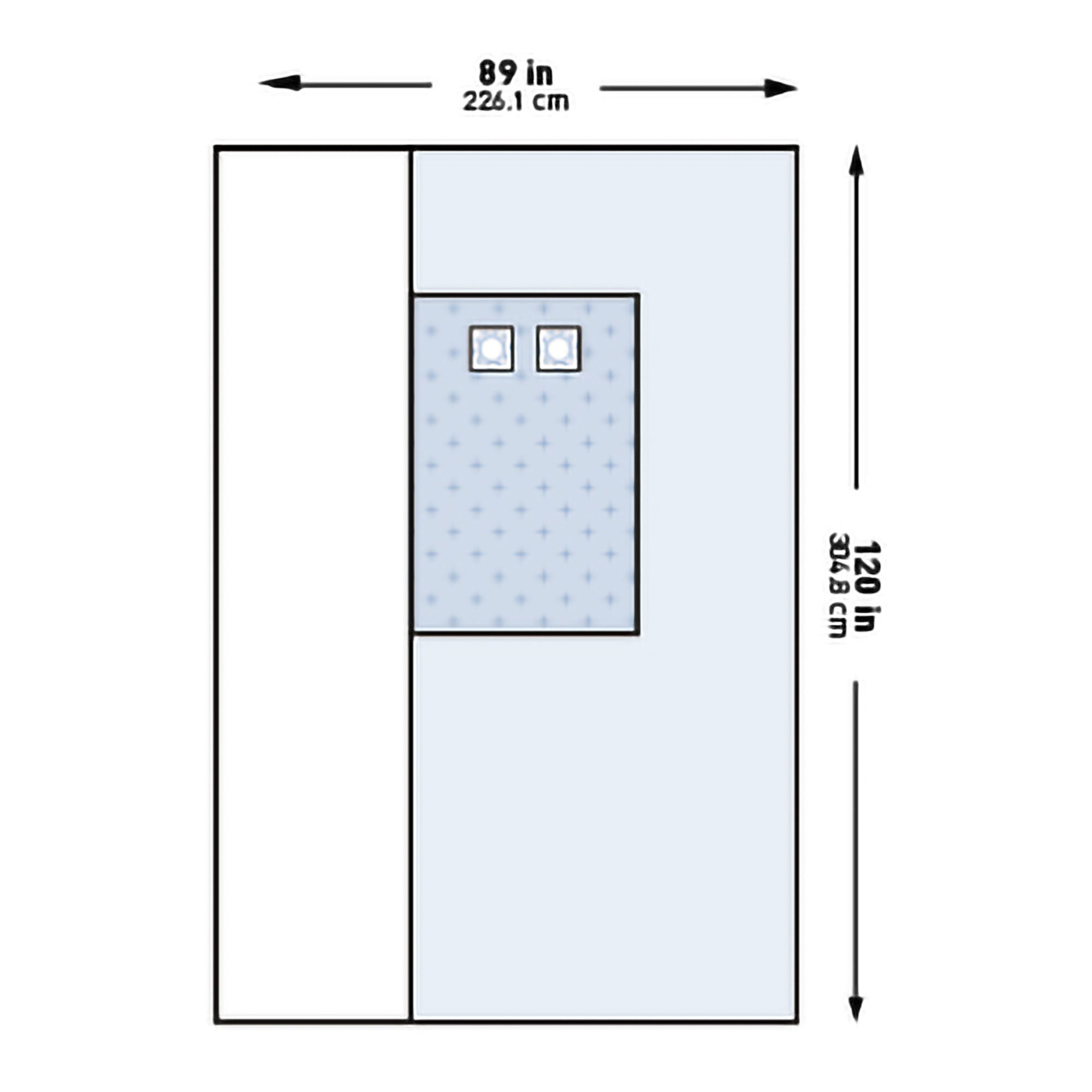 McKesson Sterile Femoral Angiography Drape, 89 x 120 Inch