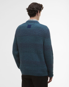 Paul Smith loves Barbour Saddle Crew Neck Jumper Rosette Blue