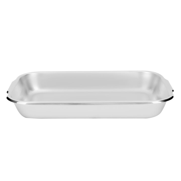 3 ½-quart stainless steel bake and roast pan in natural finish