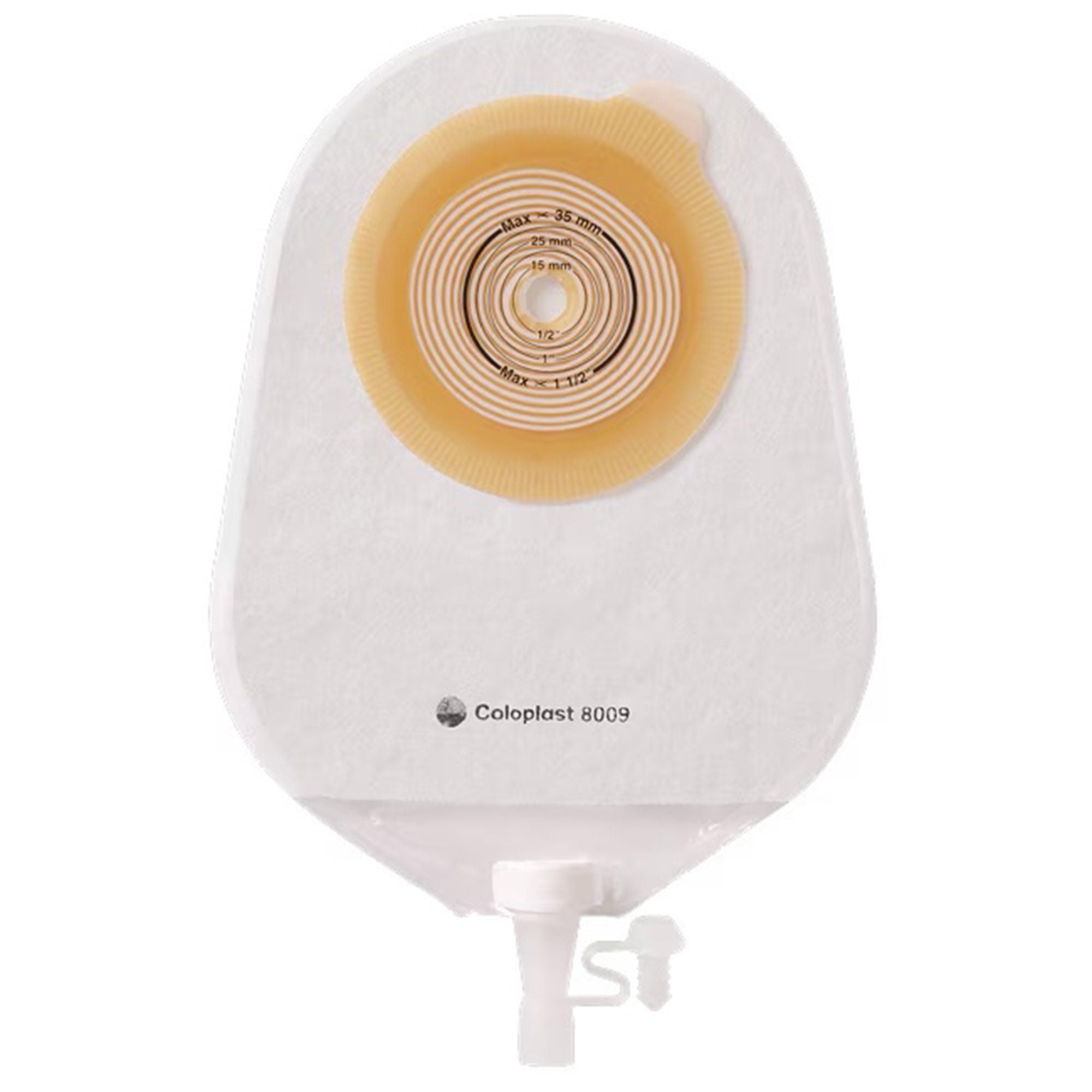 Assura® Pediatric 1-Piece Transparent Urostomy Pouch, 10 – 35 mm Stoma