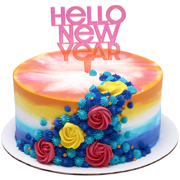 Hello New Year Vertical Layon
