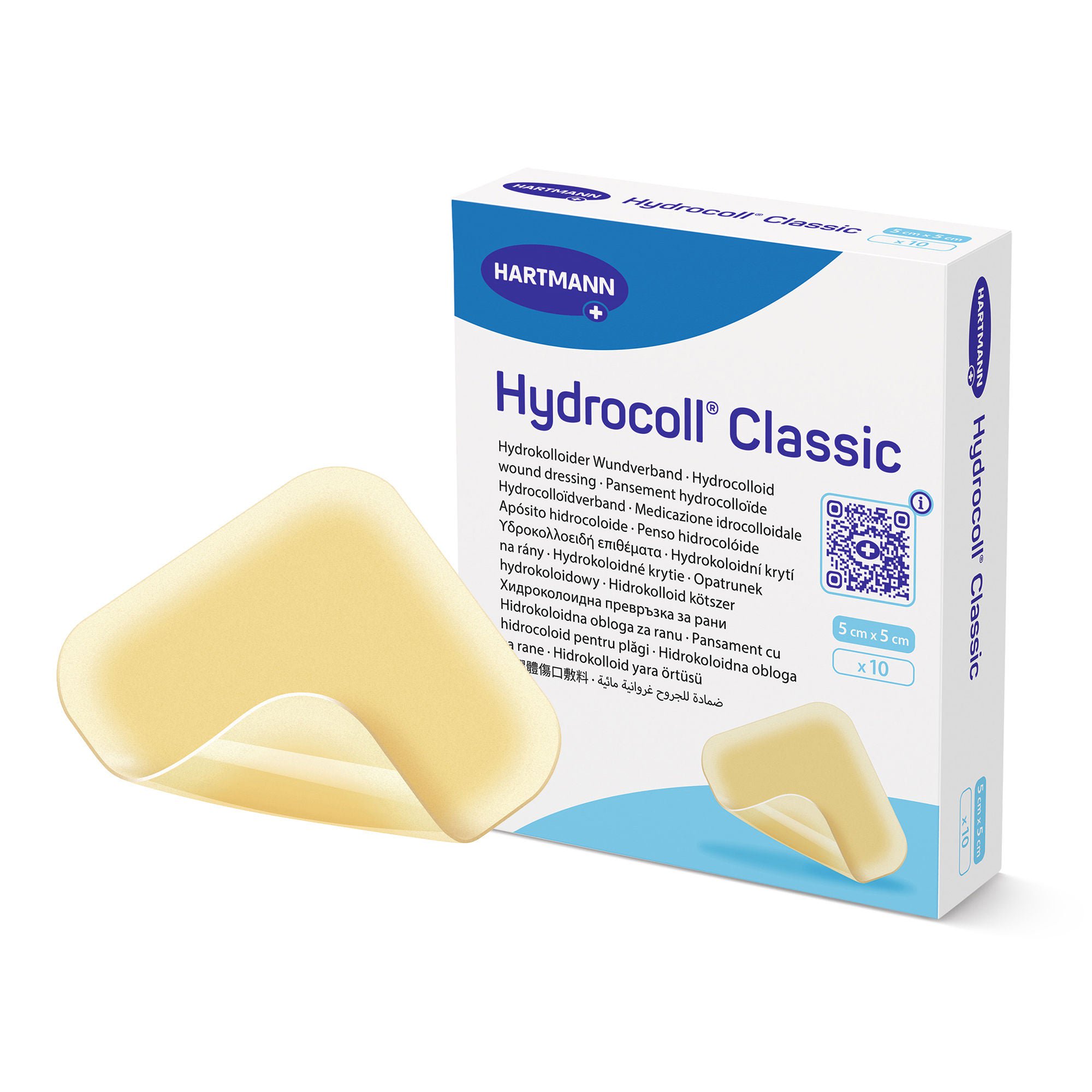 Hydrocolloid Dressing Hydrocoll® Classic 2 X 2 Inch Square Hydrocolloid