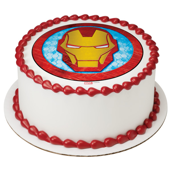 MARVEL Avengers Iron Man Icon PhotoCake® Edible Image®